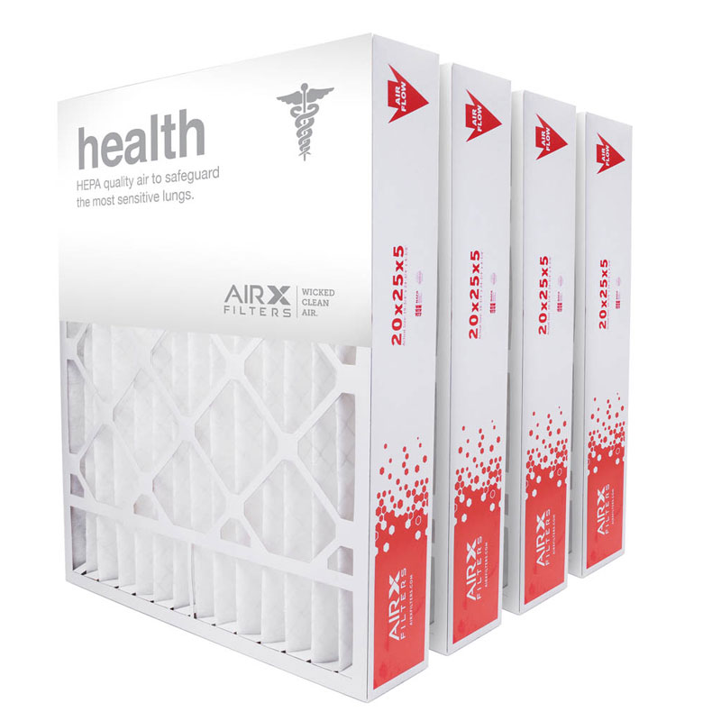 20x25x5 AIRx HEALTH Bryant Carrier FILXXCAR0020 Replacement Air Filter ...